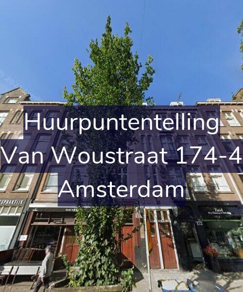 Foto gevel Huurpuntentelling voor Van Woustraat 174-4, Amsterdam