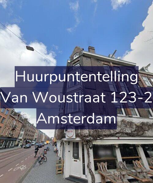Foto gevel Huurpuntentelling voor Van Woustraat 123-2, Amsterdam