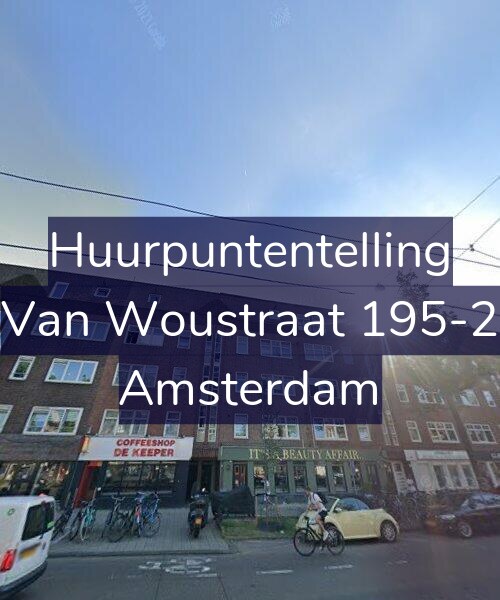 Foto gevel Huurpuntentelling voor Van Woustraat 195-2, Amsterdam