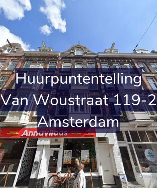 Foto gevel Huurpuntentelling voor Van Woustraat 119-2, Amsterdam