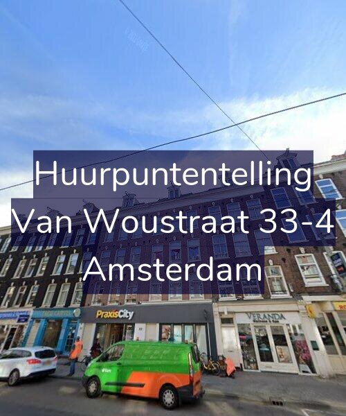 Foto gevel Huurpuntentelling voor Van Woustraat 33-4, Amsterdam