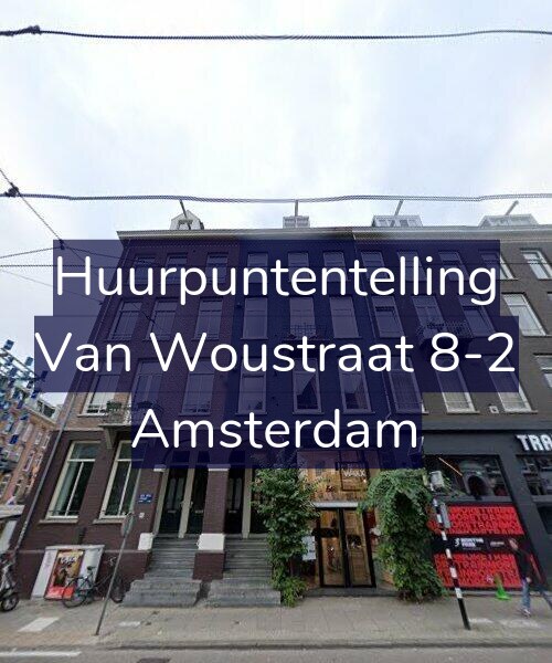 Foto gevel Huurpuntentelling voor Van Woustraat 8-2, Amsterdam