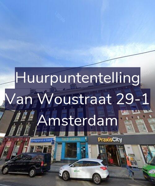 Foto gevel Huurpuntentelling voor Van Woustraat 29-1, Amsterdam