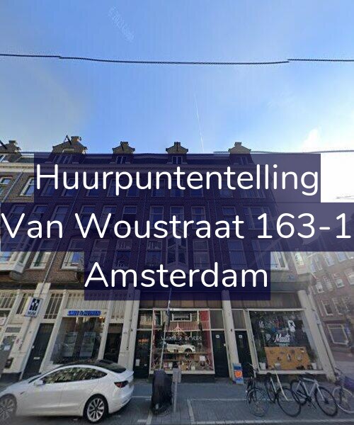 Foto gevel Huurpuntentelling voor Van Woustraat 163-1, Amsterdam