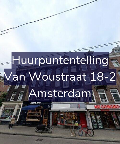 Foto gevel Huurpuntentelling voor Van Woustraat 18-2, Amsterdam
