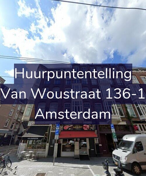 Foto gevel Huurpuntentelling voor Van Woustraat 136-1, Amsterdam