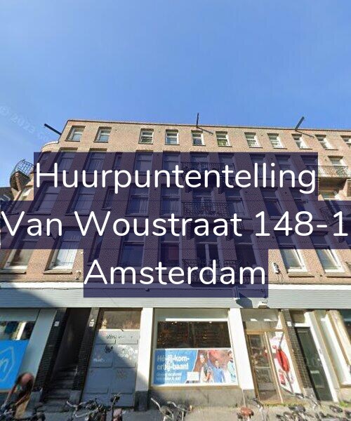 Foto gevel Huurpuntentelling voor Van Woustraat 148-1, Amsterdam
