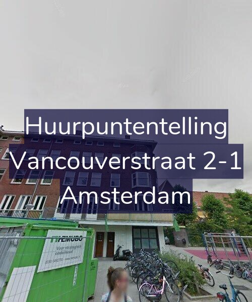 Foto gevel Huurpuntentelling voor Vancouverstraat 2-1, Amsterdam