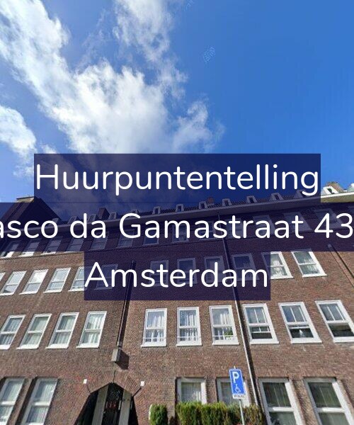 Foto gevel Huurpuntentelling voor Vasco da Gamastraat 43-2, Amsterdam