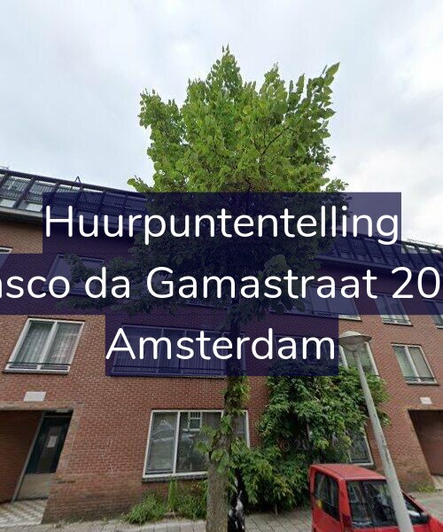 Foto gevel Huurpuntentelling voor Vasco da Gamastraat 20-A, Amsterdam