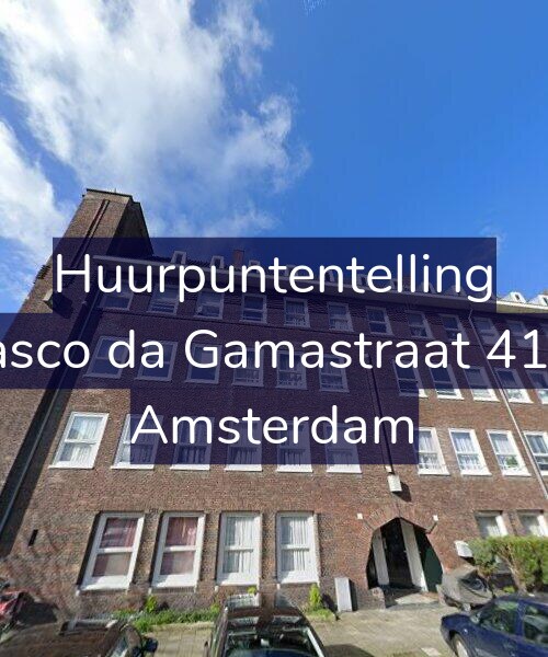 Foto gevel Huurpuntentelling voor Vasco da Gamastraat 41-1, Amsterdam