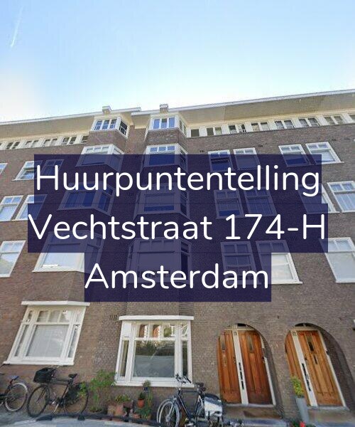 Foto gevel Huurpuntentelling voor Vechtstraat 174-H, Amsterdam