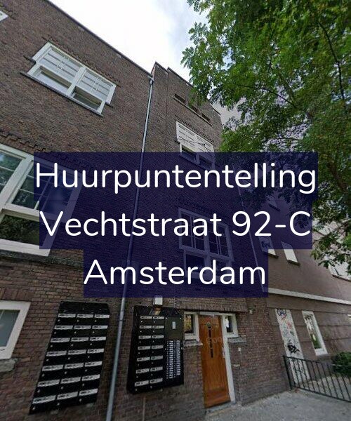 Foto gevel Huurpuntentelling voor Vechtstraat 92-C, Amsterdam