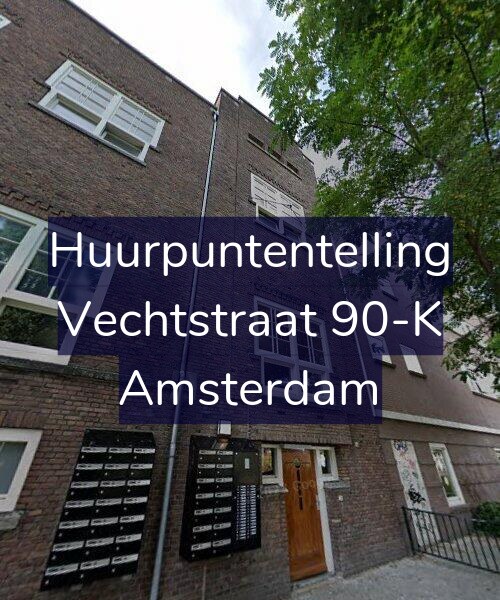 Foto gevel Huurpuntentelling voor Vechtstraat 90-K, Amsterdam