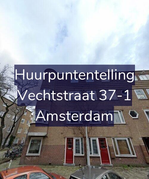 Foto gevel Huurpuntentelling voor Vechtstraat 37-1, Amsterdam