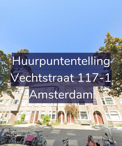 Foto gevel Huurpuntentelling voor Vechtstraat 117-1, Amsterdam