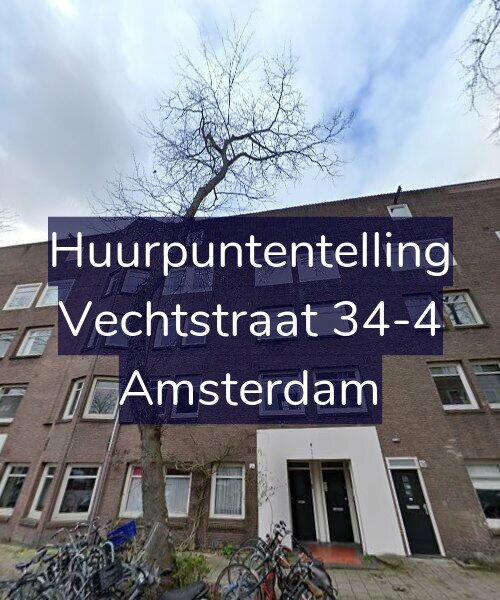 Foto gevel Huurpuntentelling voor Vechtstraat 34-4, Amsterdam