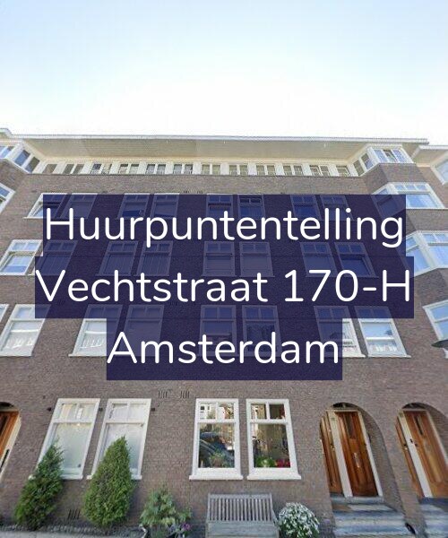 Foto gevel Huurpuntentelling voor Vechtstraat 170-H, Amsterdam