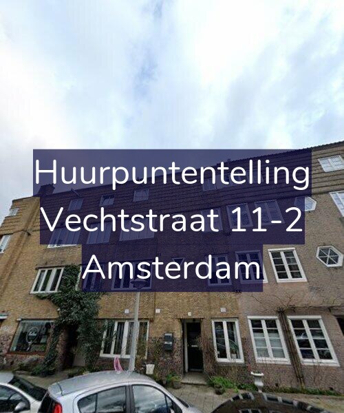 Foto gevel Huurpuntentelling voor Vechtstraat 11-2, Amsterdam