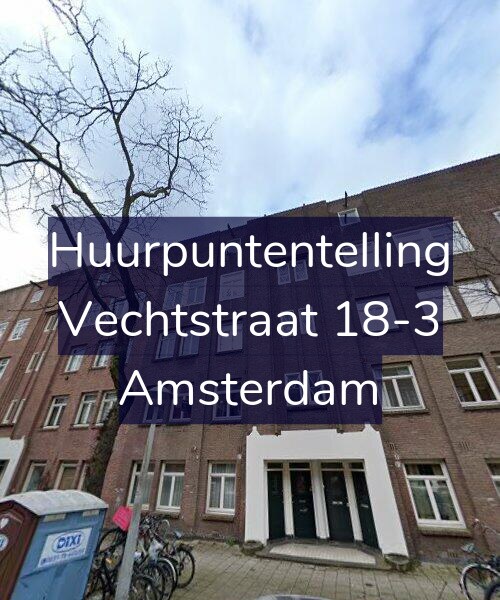 Foto gevel Huurpuntentelling voor Vechtstraat 18-3, Amsterdam