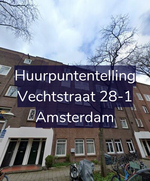 Foto gevel Huurpuntentelling voor Vechtstraat 28-1, Amsterdam