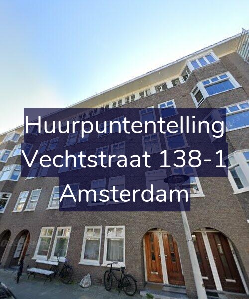 Foto gevel Huurpuntentelling voor Vechtstraat 138-1, Amsterdam