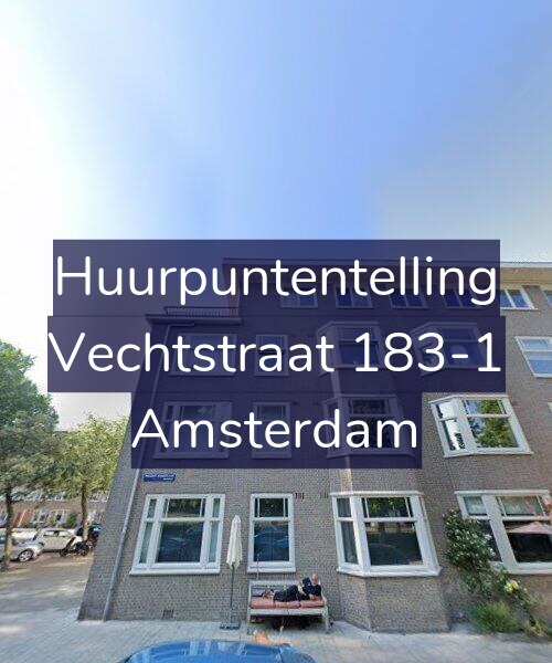 Foto gevel Huurpuntentelling voor Vechtstraat 183-1, Amsterdam