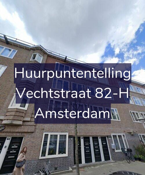 Foto gevel Huurpuntentelling voor Vechtstraat 82-H, Amsterdam