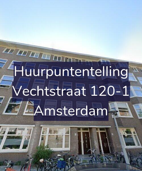 Foto gevel Huurpuntentelling voor Vechtstraat 120-1, Amsterdam