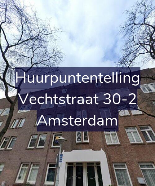Foto gevel Huurpuntentelling voor Vechtstraat 30-2, Amsterdam