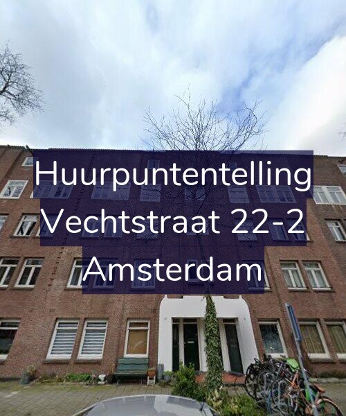 Foto gevel Huurpuntentelling voor Vechtstraat 22-2, Amsterdam