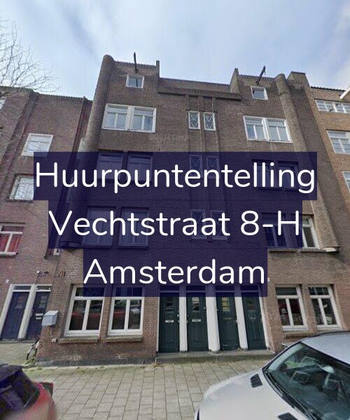 Foto gevel Huurpuntentelling voor Vechtstraat 8-H, Amsterdam