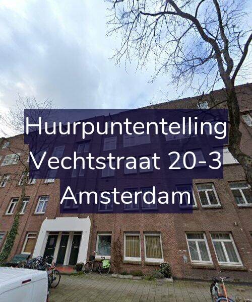 Foto gevel Huurpuntentelling voor Vechtstraat 20-3, Amsterdam