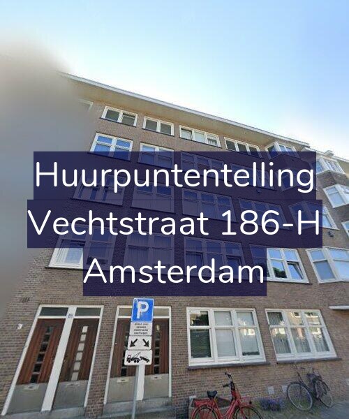 Foto gevel Huurpuntentelling voor Vechtstraat 186-H, Amsterdam