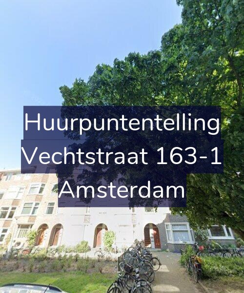Foto gevel Huurpuntentelling voor Vechtstraat 163-1, Amsterdam