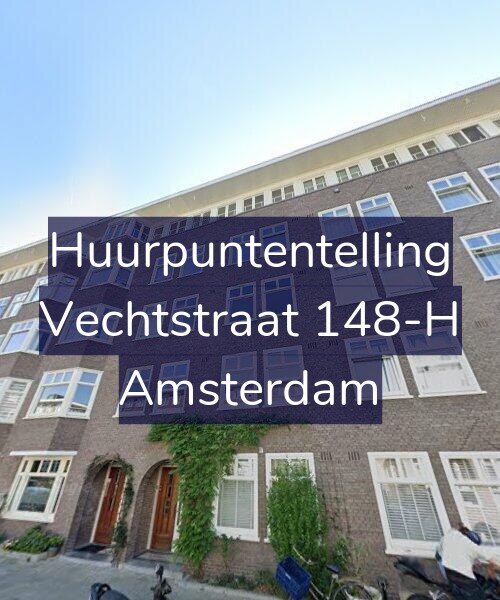 Foto gevel Huurpuntentelling voor Vechtstraat 148-H, Amsterdam