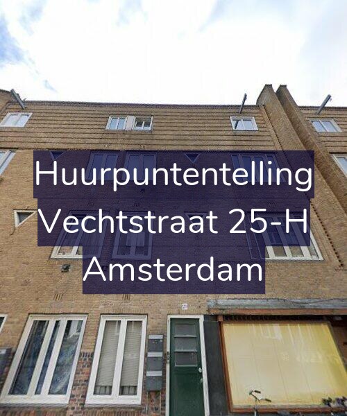 Foto gevel Huurpuntentelling voor Vechtstraat 25-H, Amsterdam