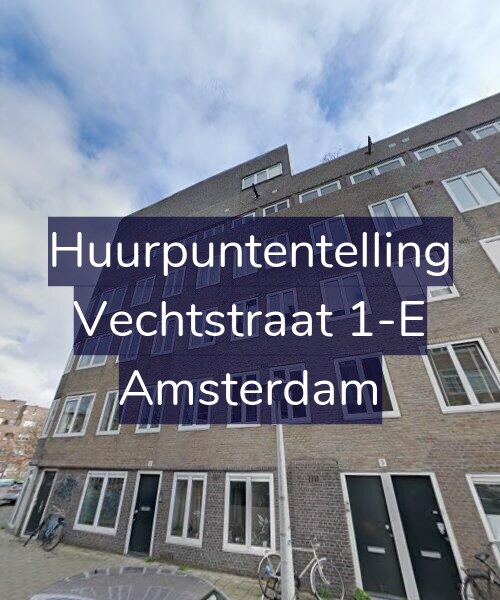 Foto gevel Huurpuntentelling voor Vechtstraat 1-E, Amsterdam