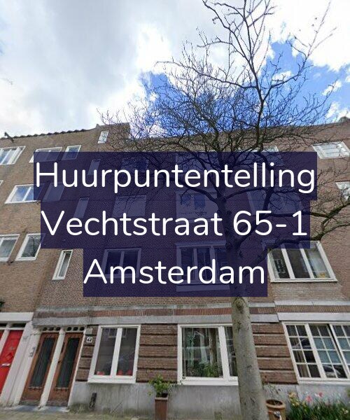 Foto gevel Huurpuntentelling voor Vechtstraat 65-1, Amsterdam