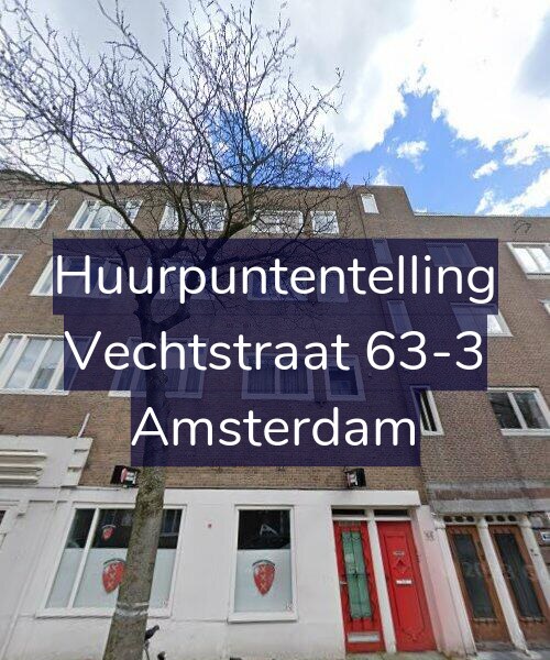 Foto gevel Huurpuntentelling voor Vechtstraat 63-3, Amsterdam