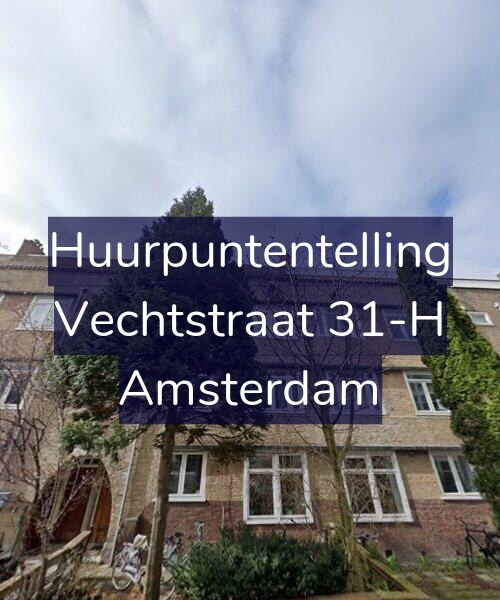 Foto gevel Huurpuntentelling voor Vechtstraat 31-H, Amsterdam