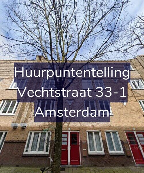 Foto gevel Huurpuntentelling voor Vechtstraat 33-1, Amsterdam