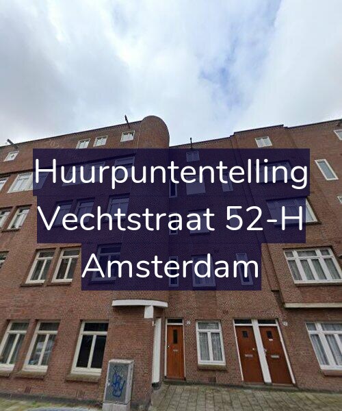 Foto gevel Huurpuntentelling voor Vechtstraat 52-H, Amsterdam