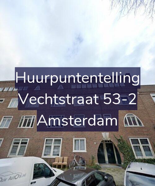 Foto gevel Huurpuntentelling voor Vechtstraat 53-2, Amsterdam