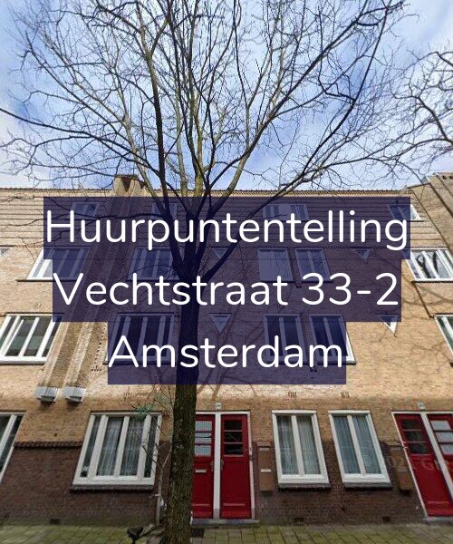 Foto gevel Huurpuntentelling voor Vechtstraat 33-2, Amsterdam