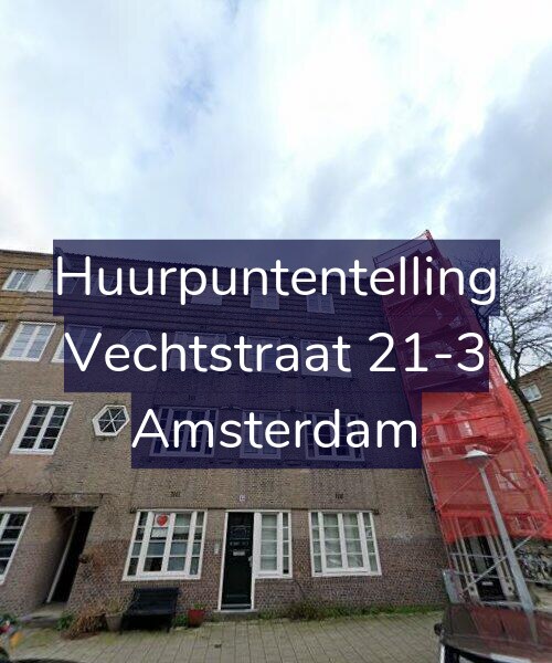 Foto gevel Huurpuntentelling voor Vechtstraat 21-3, Amsterdam
