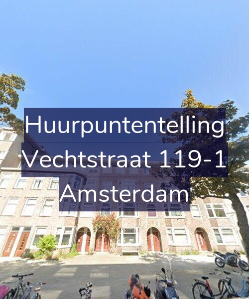 Foto gevel Huurpuntentelling voor Vechtstraat 119-1, Amsterdam