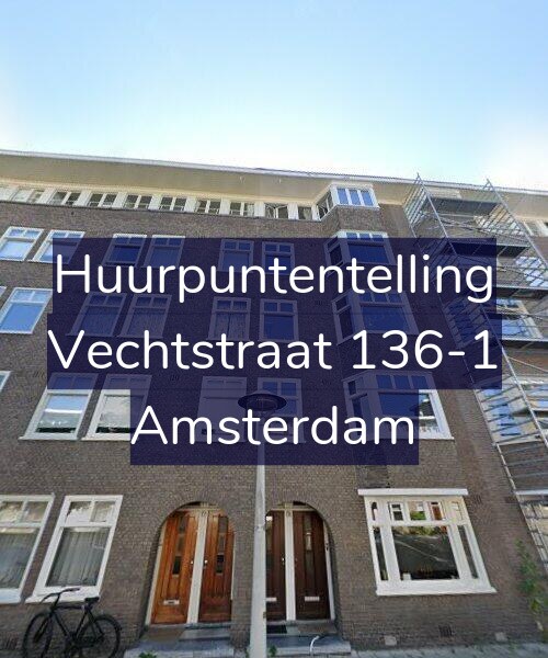 Foto gevel Huurpuntentelling voor Vechtstraat 136-1, Amsterdam