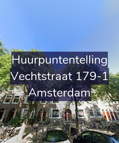 Foto gevel Huurpuntentelling voor Vechtstraat 179-1, Amsterdam