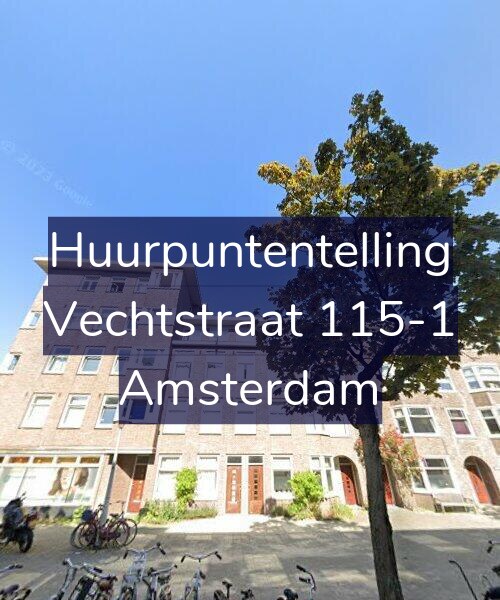 Foto gevel Huurpuntentelling voor Vechtstraat 115-1, Amsterdam